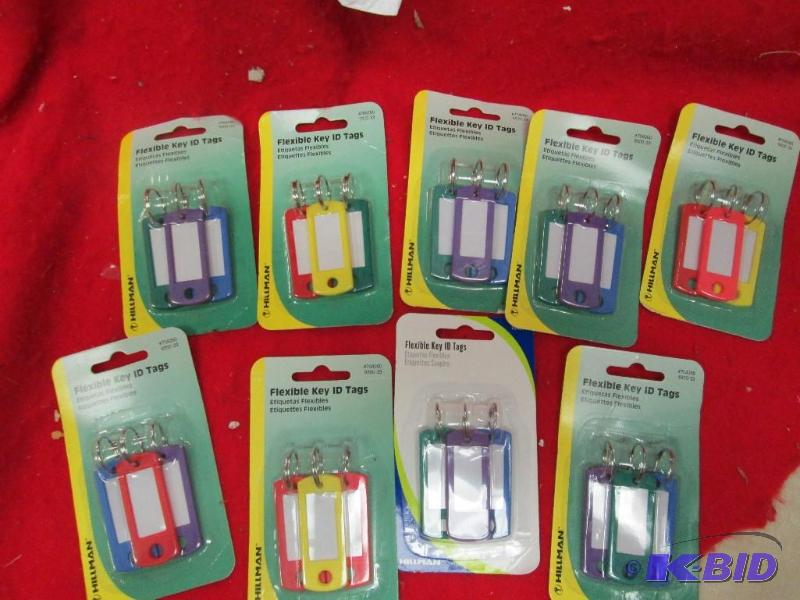 lot 288 image: Qty 8 Flexible key ID tags...