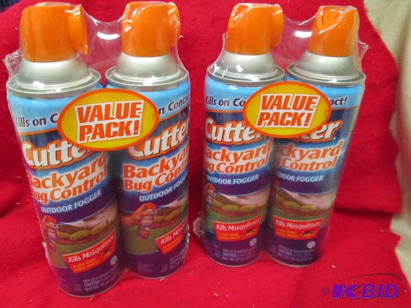 lot 30 image: Qty 4 cans 16 oz. Cutter Backyard Bug Control...