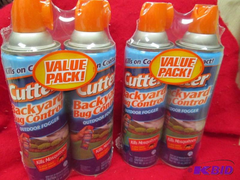 lot 31 image: Qty 4 cans 16 oz. Cutter Backyard Bug Control...