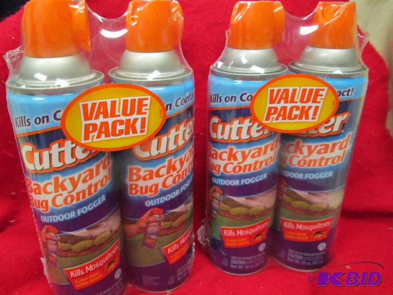 lot 32 image: Qty 4 cans 16 oz. Cutter Backyard Bug Control...
