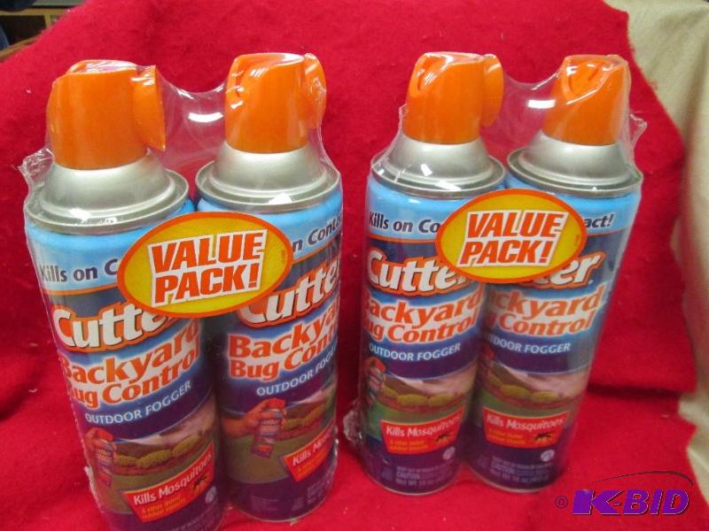 lot 33 image: Qty 4 cans 16 oz. Cutter Backyard Bug Control...