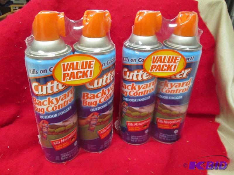 lot 36 image: Qty 4 cans 16 oz. Cutter Backyard Bug Control...