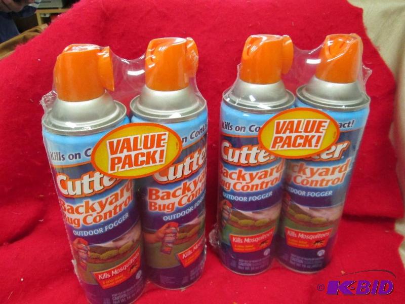 lot 37 image: Qty 4 cans 16 oz. Cutter Backyard Bug Control...
