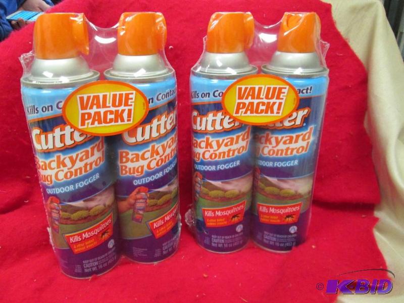 lot 39 image: Qty 4 cans 16 oz. Cutter Backyard Bug Control...