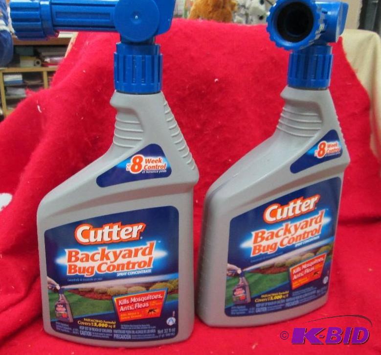 lot 44 image: Qty 2 Cutter Backyard bug control spray conce...