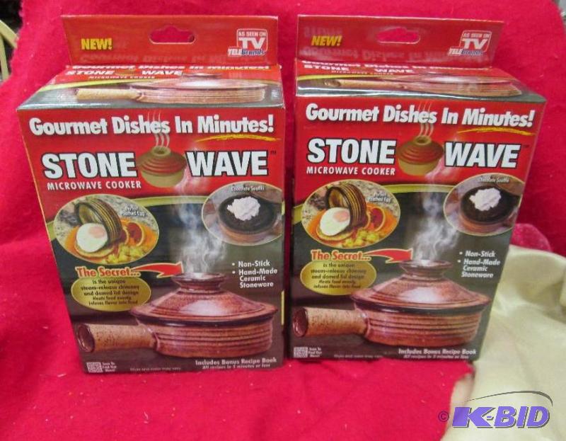lot 5 image: Sty 2 Gourmet dishes in minutes Stone wave mi...