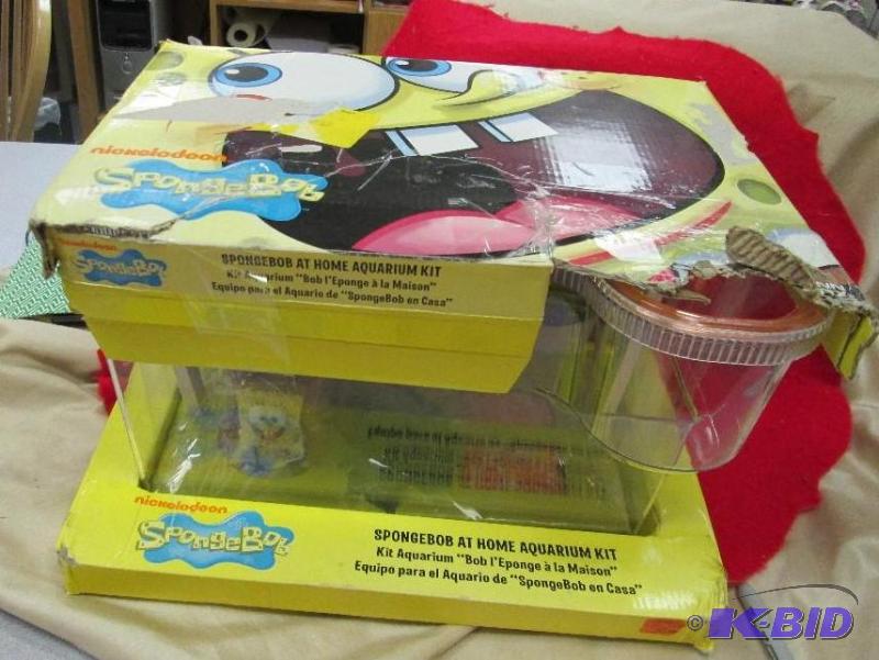 lot 51 image: Nickelodeon sponge bob at home aquarium kit...