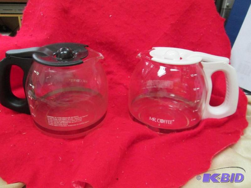lot 53 image: Qty 2 Mr. Coffee pots...