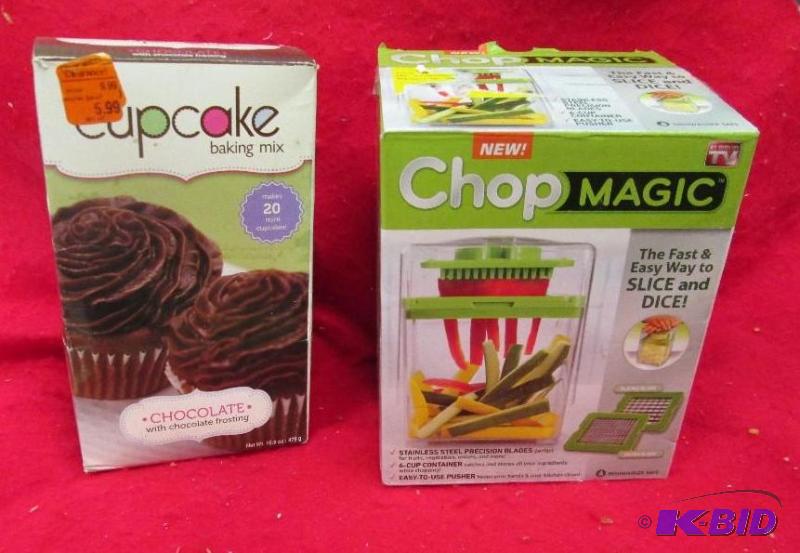 lot 56 image: Chop Magic As seen on TV and Cup cake baking ...