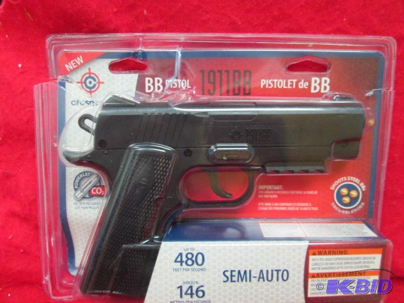 lot 61 image: Crossman BB pistol 1911BB up to 480 feet per ...