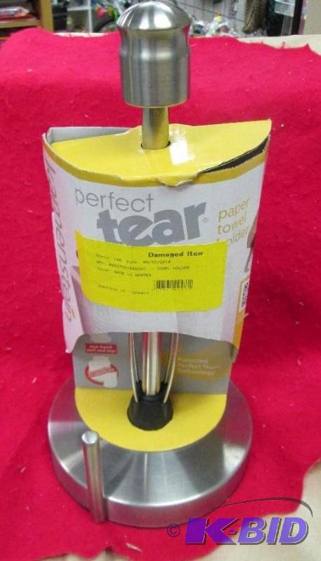lot 84 image: Kamenstein Perfect tear Paper towel holder a ...