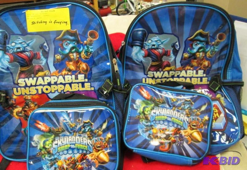 lot 89 image: Swappable unstoppable pack with lunch bags...