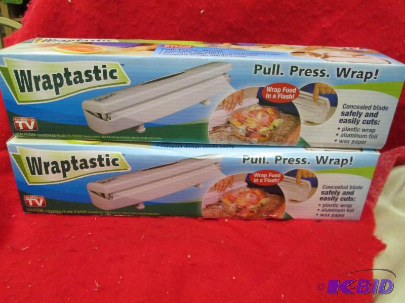 lot 9 image: Qty 2 Wraptastic Pull, Press, Wrap As seen on...