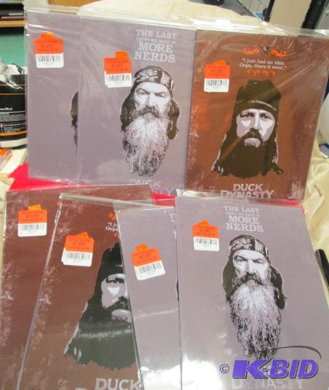 lot 91 image: Qty 7 A&ampE real life drama- Duck Dynasty m...