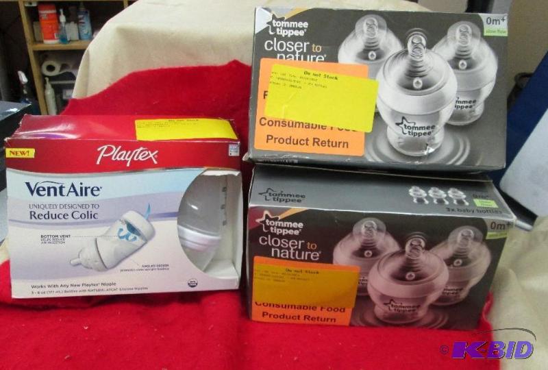 lot 93 image: 2- Tommee Tippee closer to nature 0m  slow f...