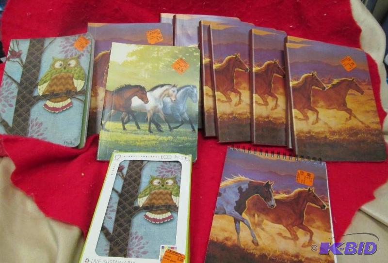 lot 97 image: Qty 11 Journal note books and Eco note cards ...