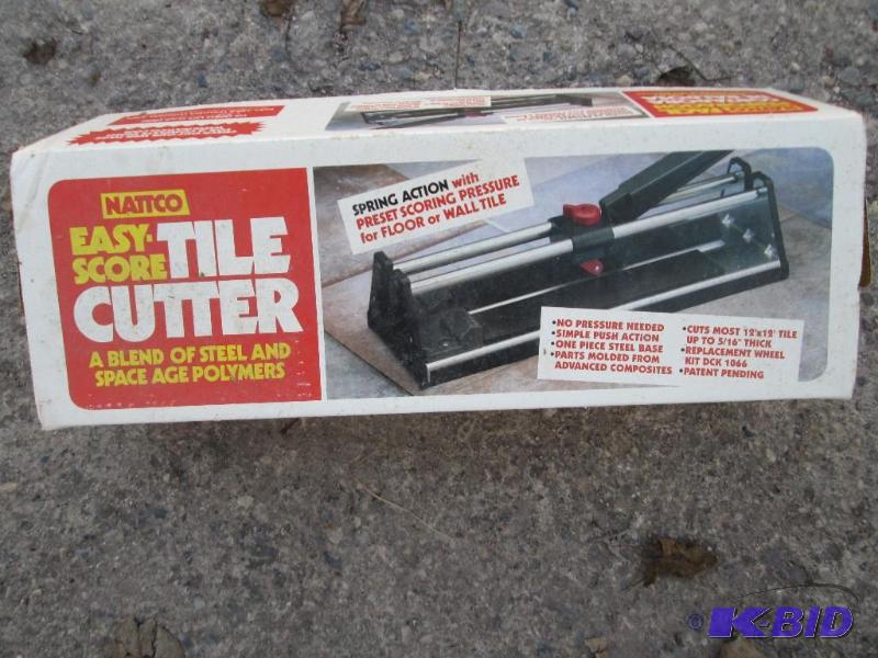Nattco easy score tile cutter, used very litt...