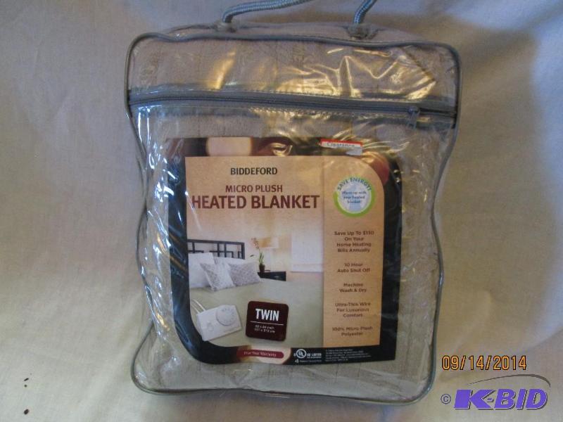 New Twin size heated electric blanket...
