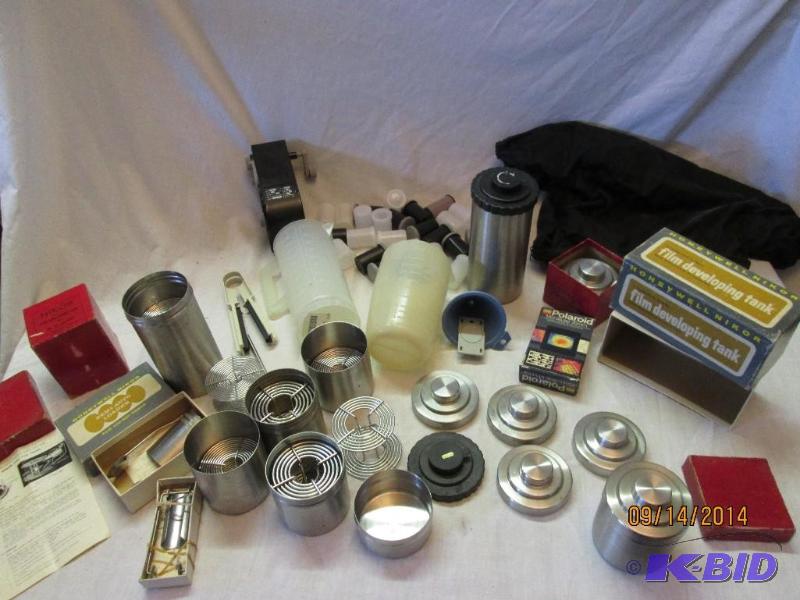 Lot of vintage photography, developing and ot...