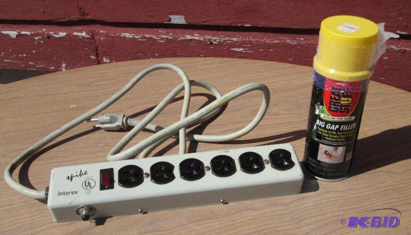 Interex 6 outlet power strip a new can of Gre...
