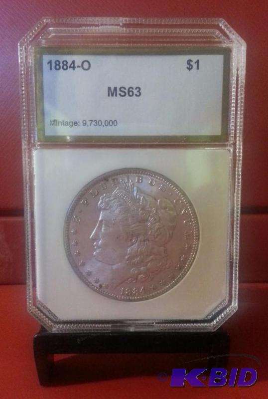 1884 O (NEW ORLEANS MINT) UNCIRCULATED MPRGAN...