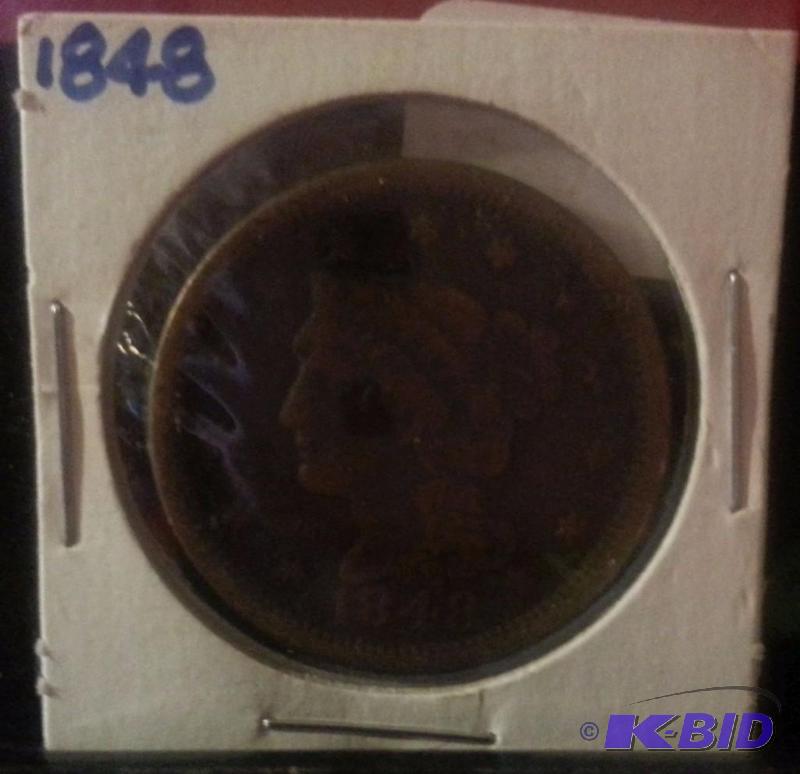 1848 LARGE CENT...