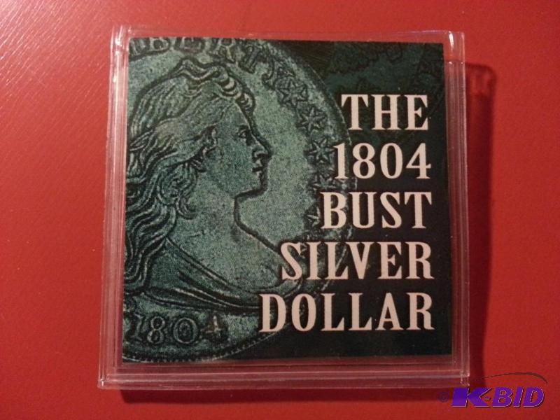 1804 BUST SILVER DOLLAR REPRODUCTION WITH INF...