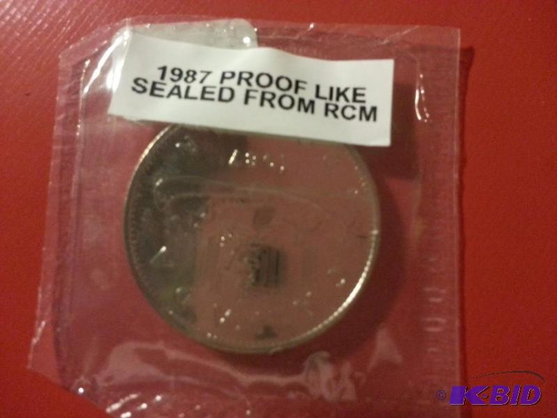 1987 CANADA ONE DOLLAR COIN SEALED IN MINT CE...