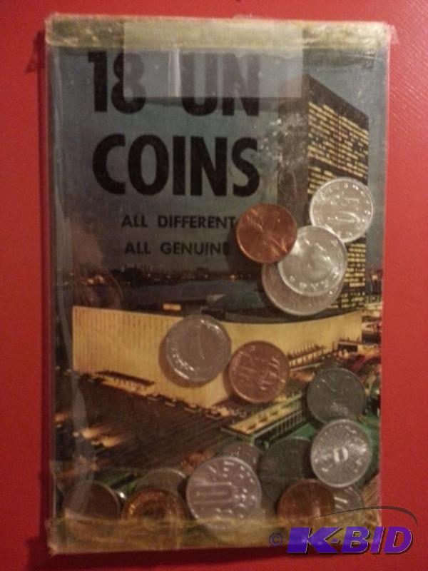 18 &quotUN COINS&quot, 18 FOREIGN COINS FRO...
