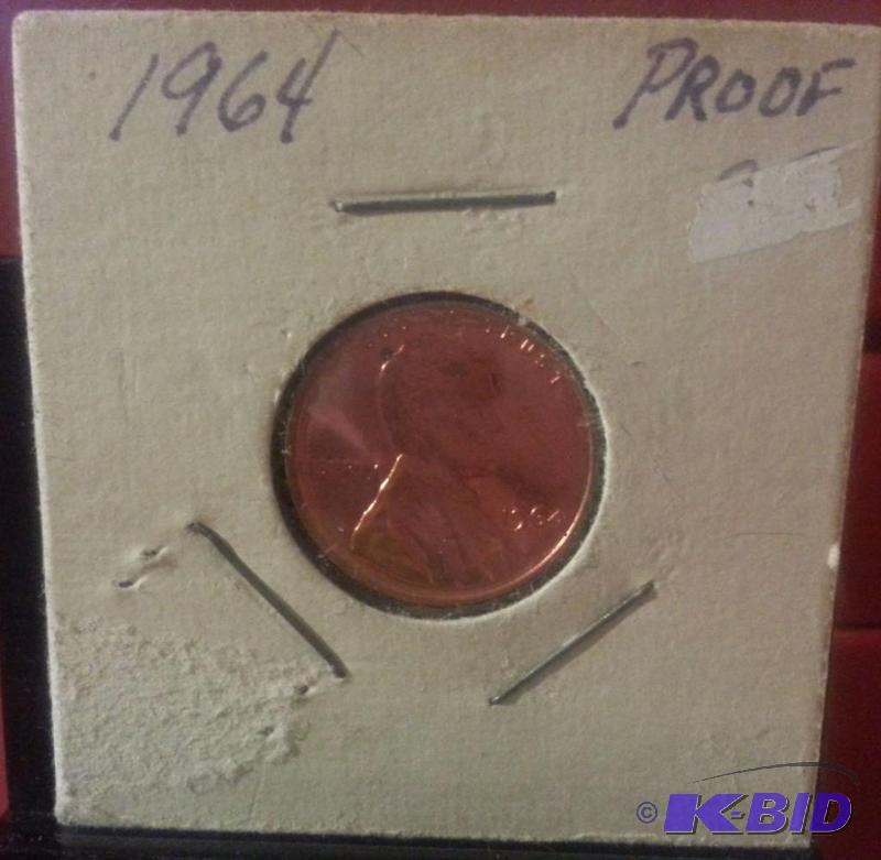 1964 LINCOLN ONE CENT PROOF...