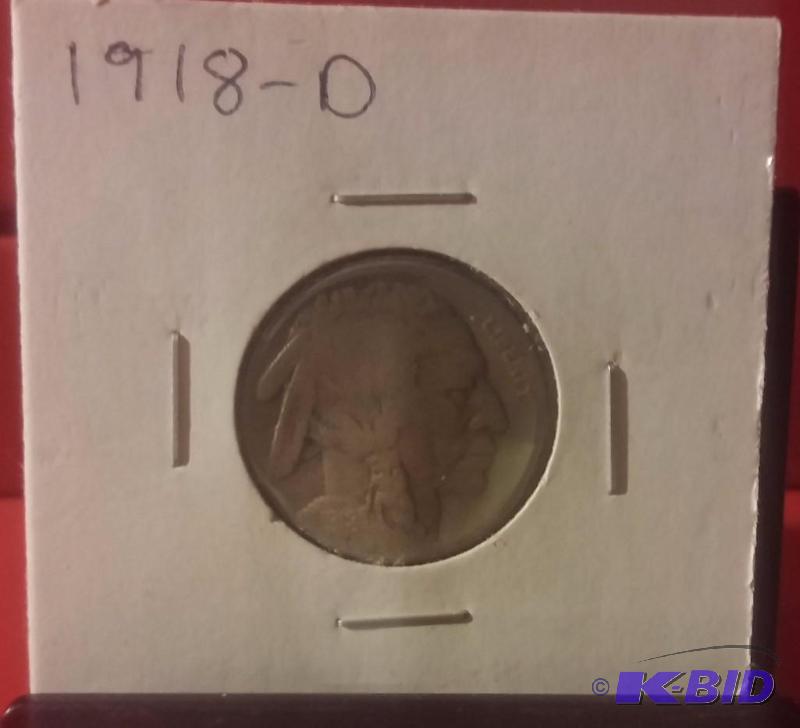 1918 D BUFFALO NICKEL...