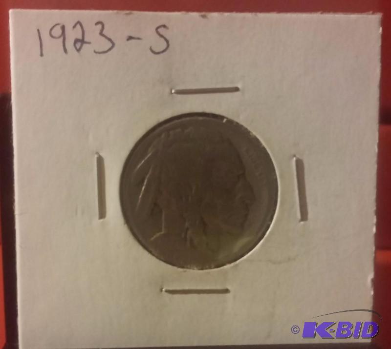 1923 S BUFFALO NICKEL...