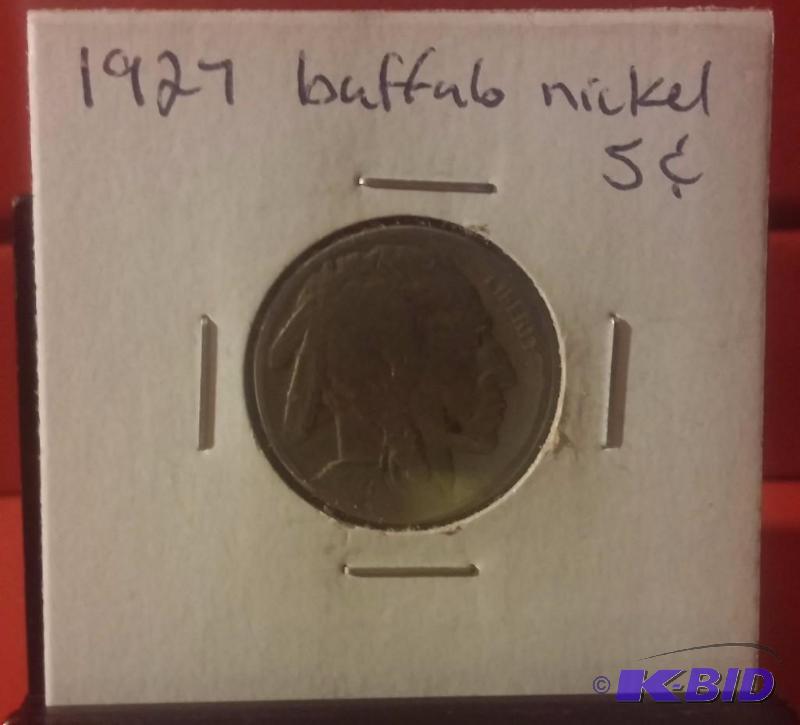 1927 BUFFALO NICKEL...