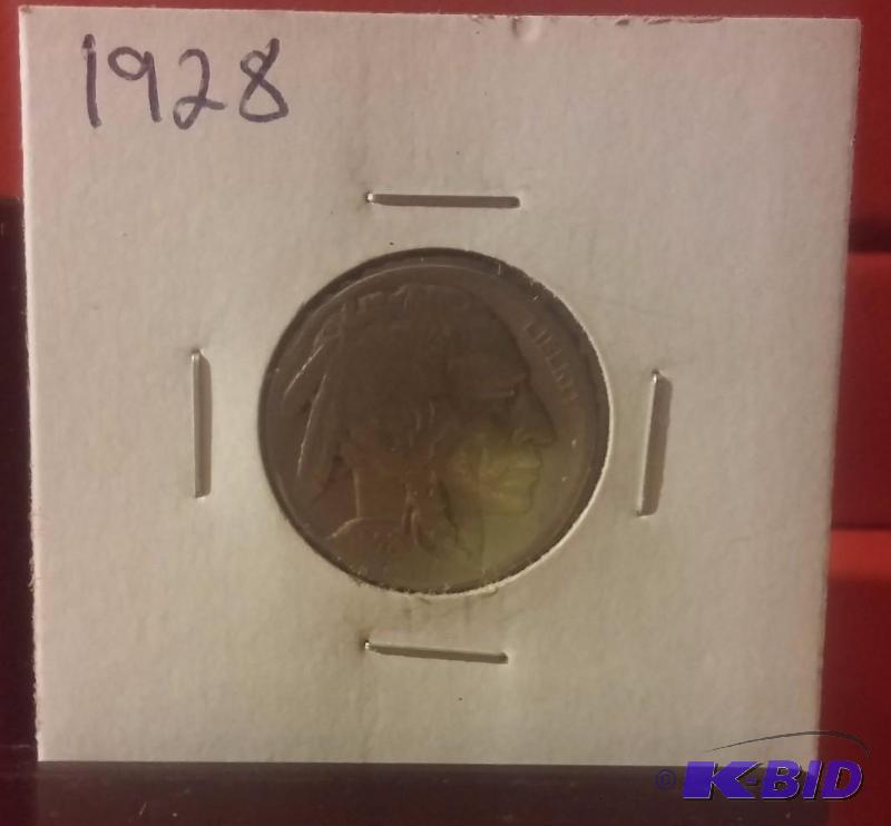1928 BUFFALO NICKEL...