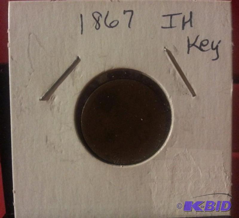 1867 INDIAN HEAD CENT, KEY DATE...