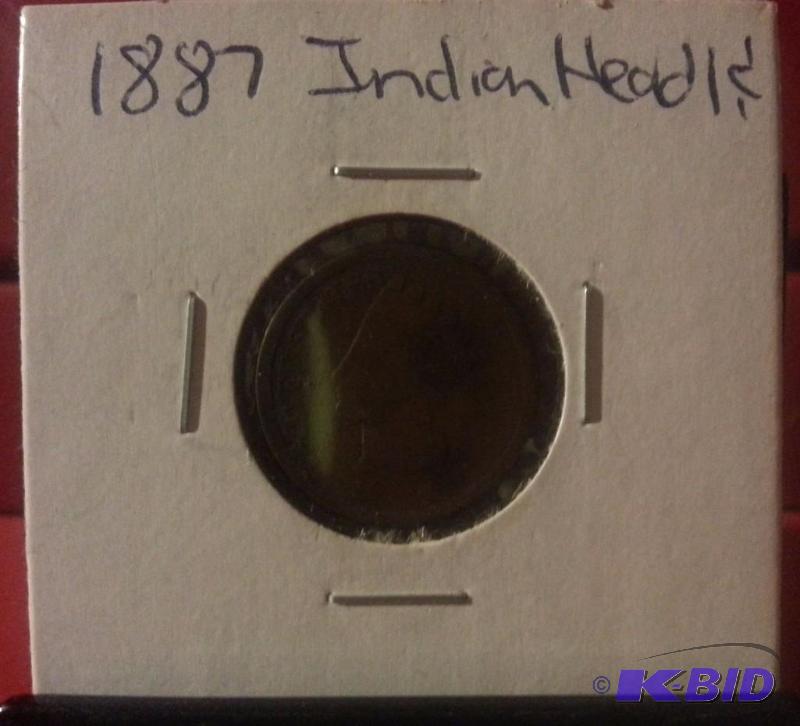 1887 INDIAN HEAD CENT...