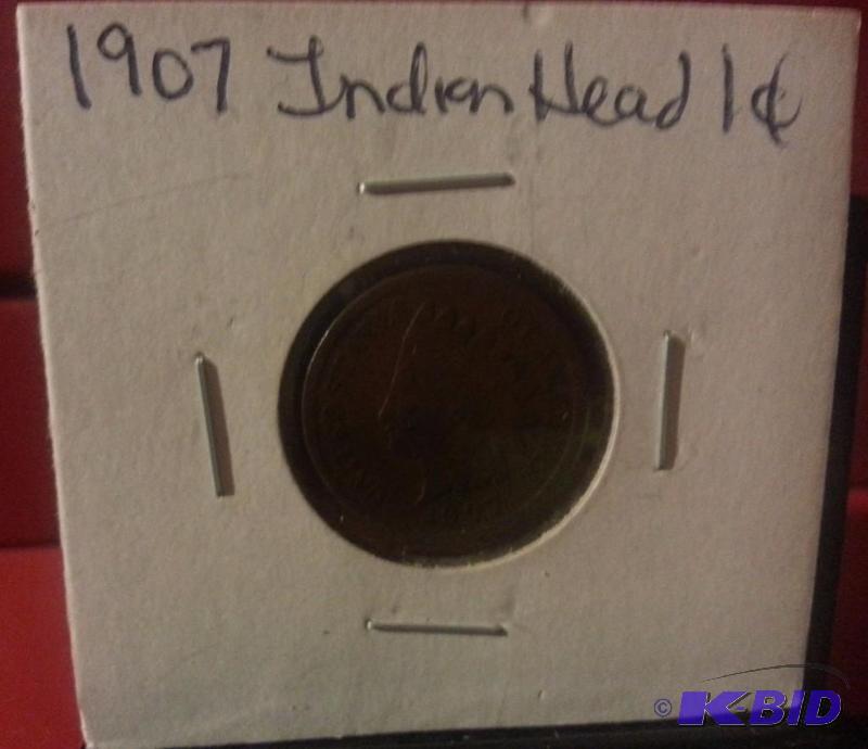 1907 INDIAN HEAD CENT...