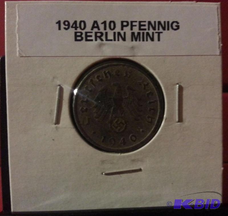 1940 GERMAN 10 PFENNIG...