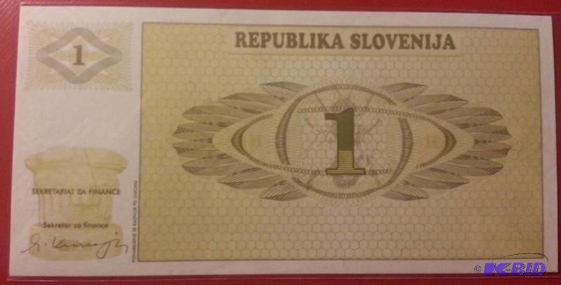 SLOVENIJA UNCIRCULATED FOREIGN NOTE...