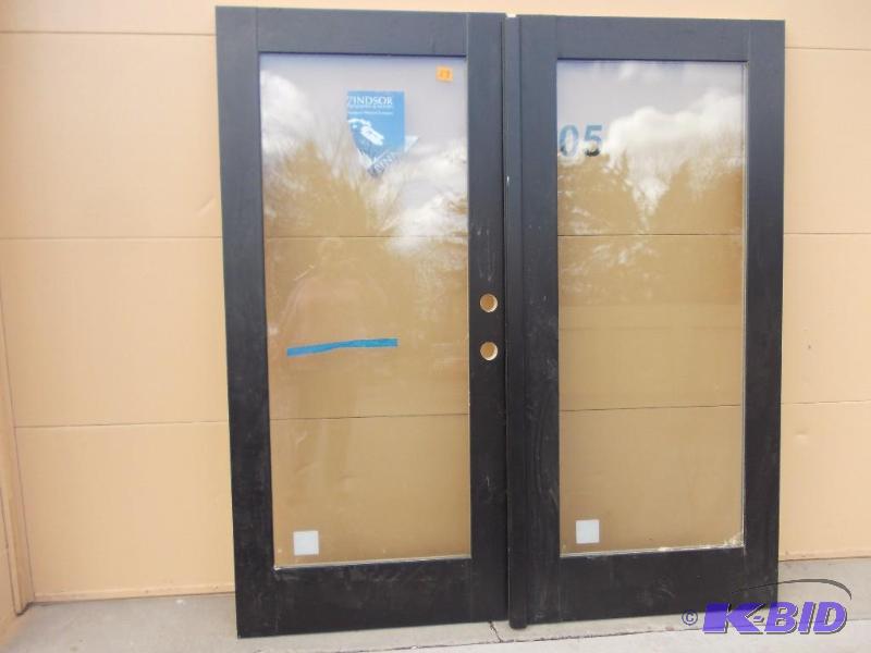 lot 17 image: NEW Windsor French Doors (Open Inward) Wood I...