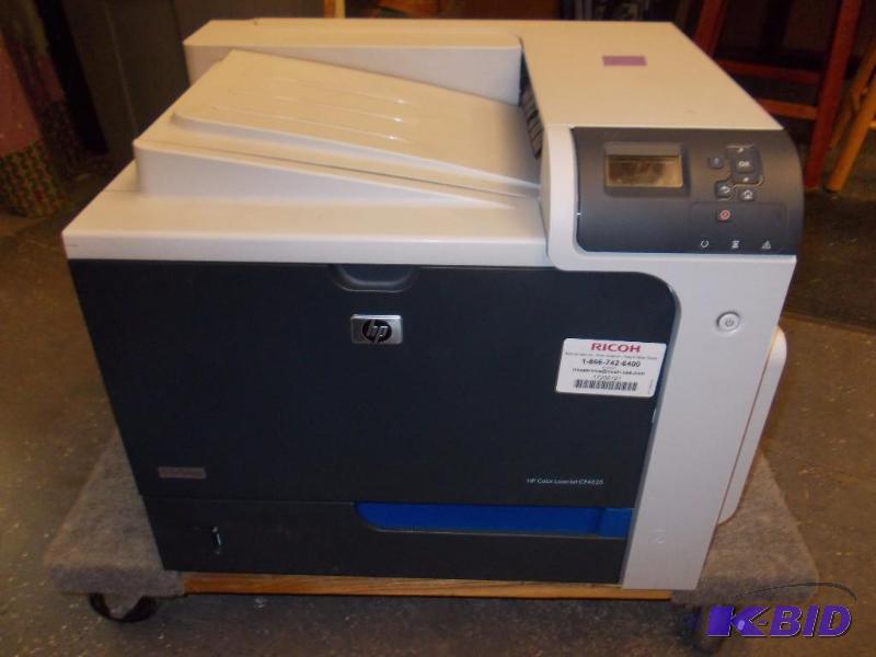 lot 22 image: Ricoh HP Color Copier Powers Up Needs Ink (No...