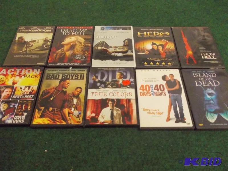 lot 47 image: 10-DVDs...