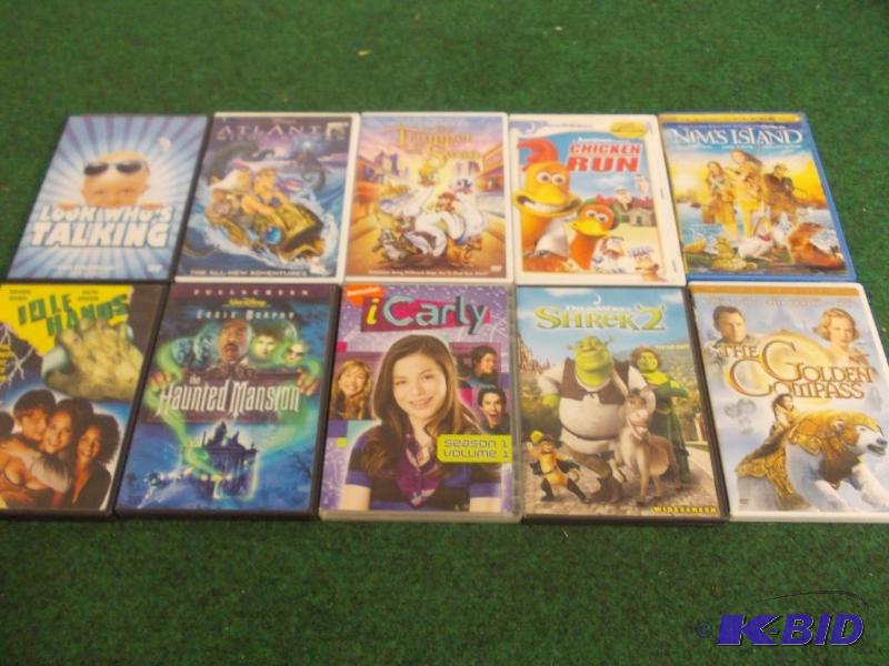 lot 50 image: 10-DVDs...