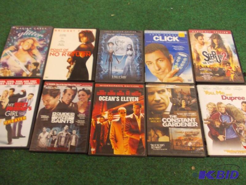 lot 51 image: 10-DVDs...