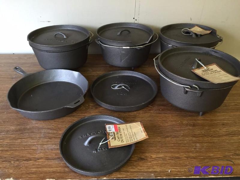 Huge Lot of Cast Iron Pots and Pans