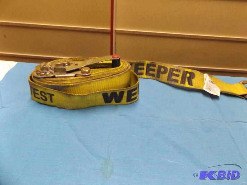 Keeper Ratchet Strap, Hi-Test and pail...