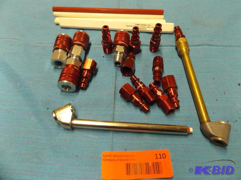 carpenters pencils, air chuck fittings...