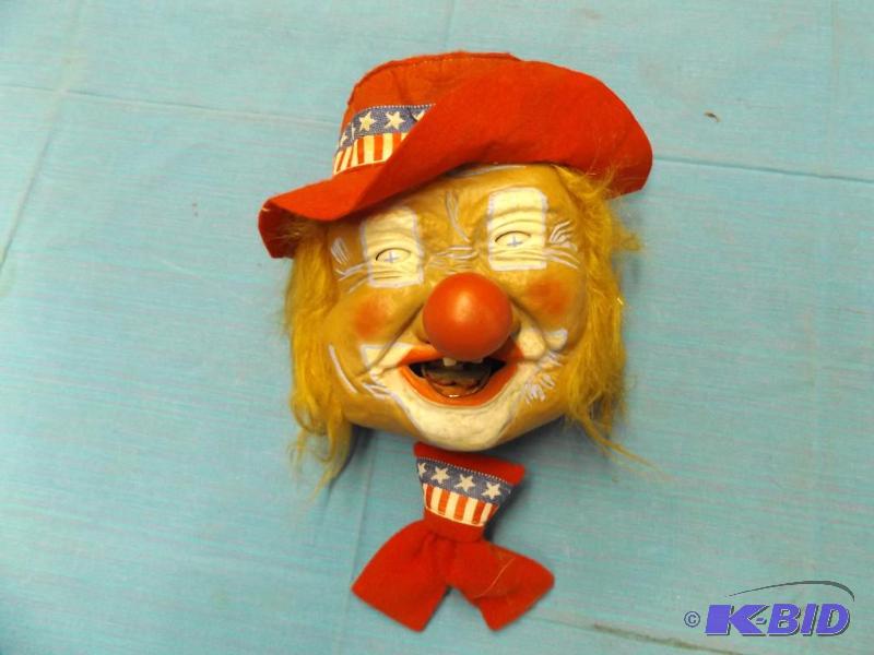 Clown head wall hanging...