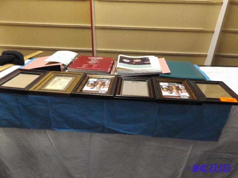 Picture frames and craft books...