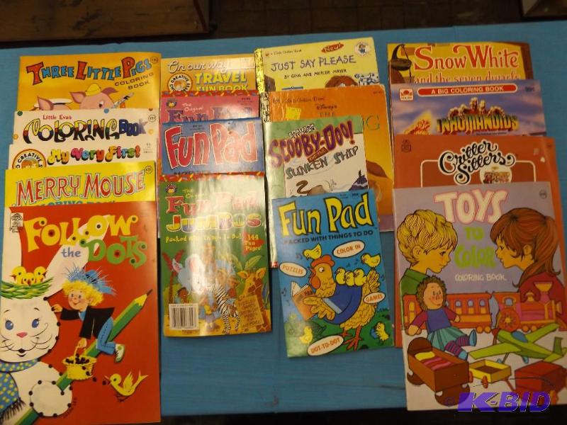 Fun Pads, Childrens books, Coloring books...